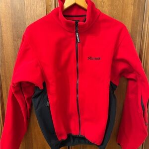 Marmot vintage Red and Black windstopper